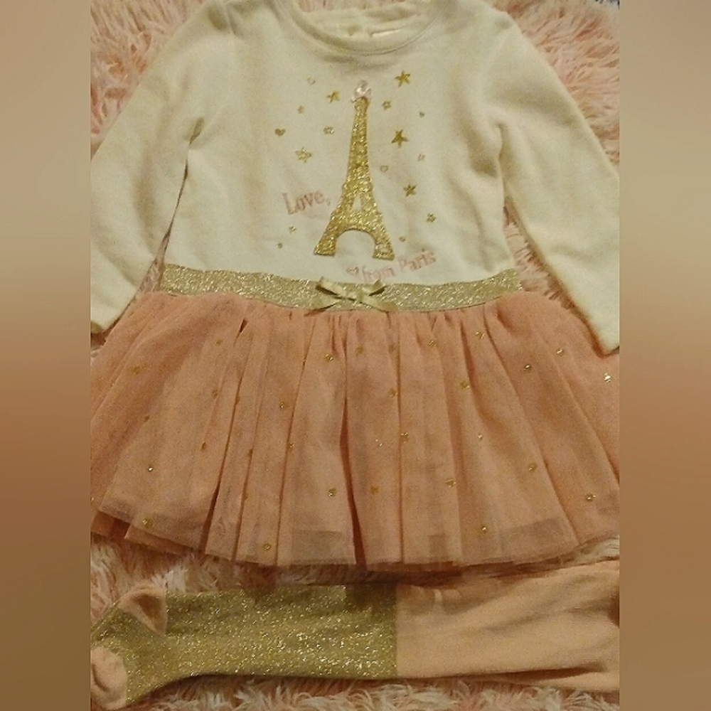 Love, from Paris Dress Size 12mo. by Maggie & Zoe.